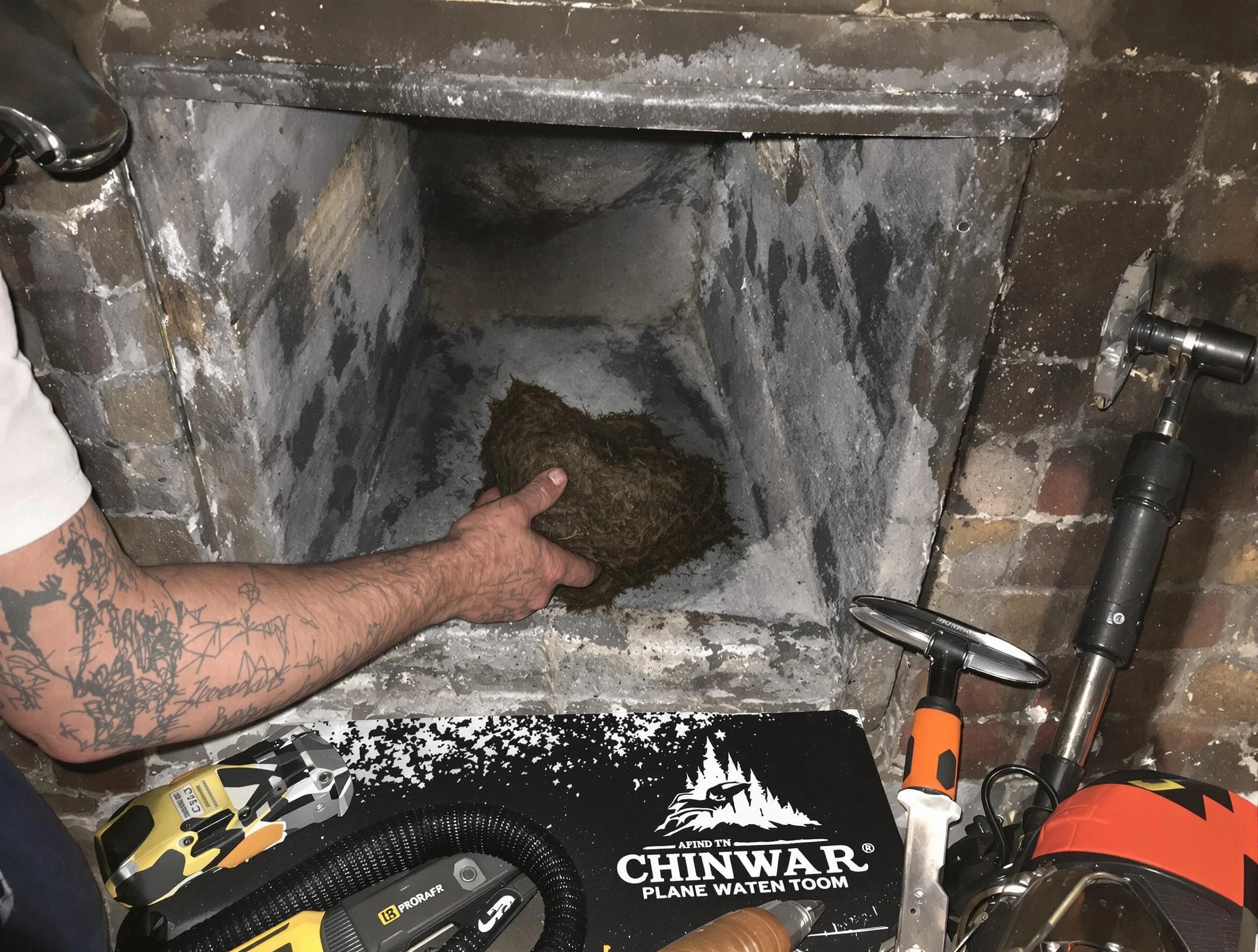 Genesee Chimney Sweep safely removing debris and screening chimney in Genesee, CO