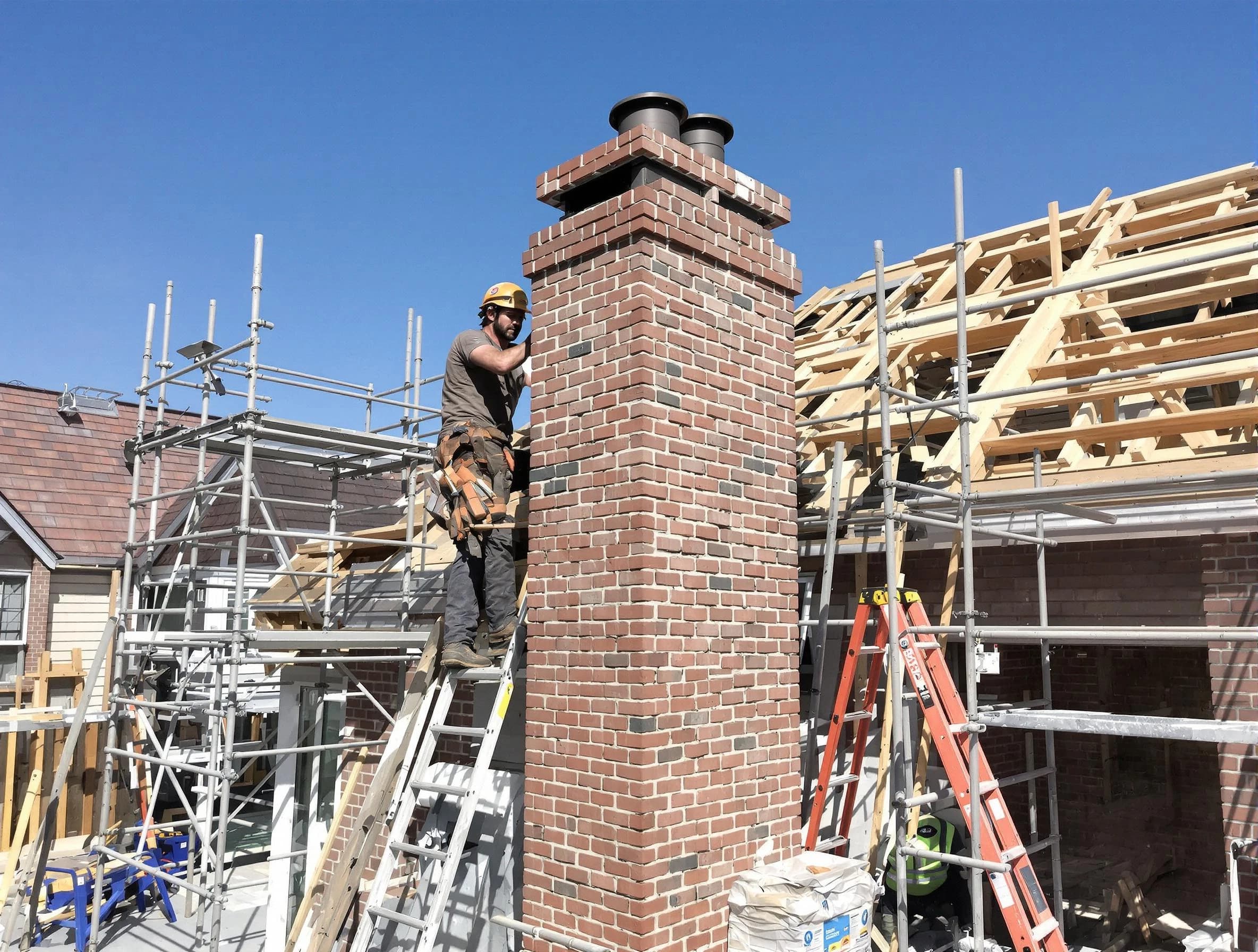 New chimney installation completed by Genesee Chimney Sweep in Genesee, CO