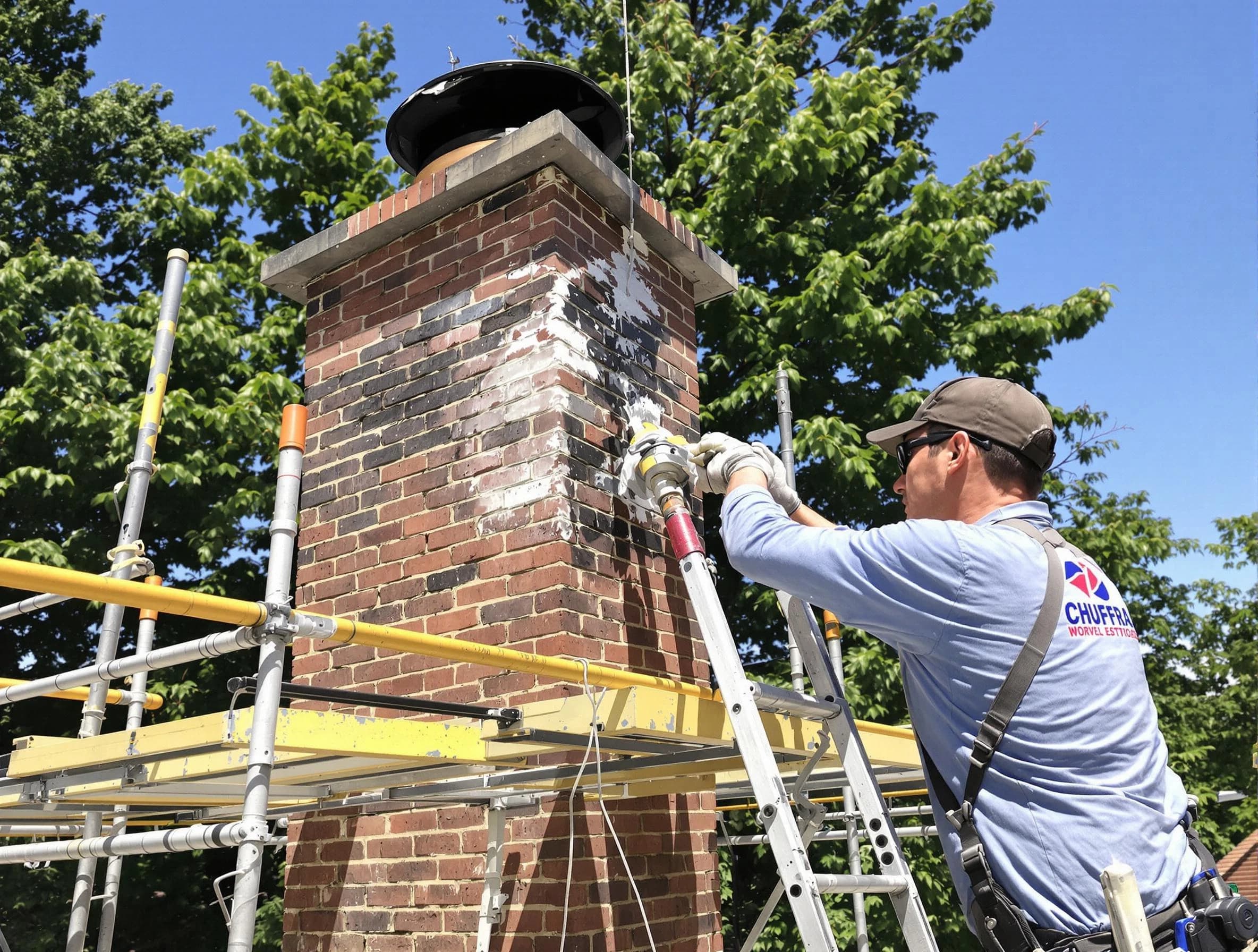 Structural chimney repair by Genesee Chimney Sweep in Genesee, CO